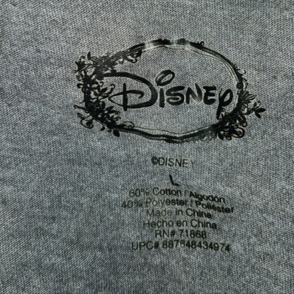 (3/$25) Disney Gray Mickey Mouse T-Shirt - Picture 4 of 4